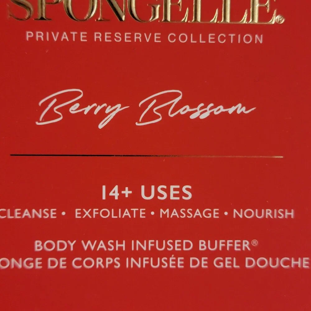 Spongelle Berry Blossom Body Wash Sponge 3 Oz